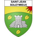 Saint-Jean-Soleymieux Sticker wappen, gelsenkirchen, augsburg, klebender aufkleber