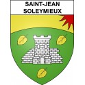 Saint-Jean-Soleymieux 42 ville sticker blason écusson autocollant adhésif