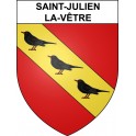 Saint-Julien-la-Vêtre Sticker wappen, gelsenkirchen, augsburg, klebender aufkleber