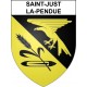 Saint-Just-la-Pendue 42 ville sticker blason écusson autocollant adhésif