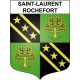 Saint-Laurent-Rochefort 42 ville sticker blason écusson autocollant adhésif