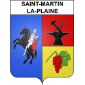 Adesivi stemma Saint-Martin-la-Plaine adesivo
