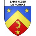 Saint-Nizier-de-Fornas Sticker wappen, gelsenkirchen, augsburg, klebender aufkleber