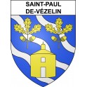 Saint-Paul-de-Vézelin 42 ville sticker blason écusson autocollant adhésif