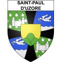 Saint-Paul-d'Uzore 42 ville sticker blason écusson autocollant adhésif