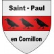Saint-Paul-en-Cornillon Sticker wappen, gelsenkirchen, augsburg, klebender aufkleber