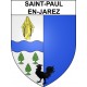 Saint-Paul-en-Jarez 42 ville sticker blason écusson autocollant adhésif