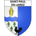 Stickers coat of arms Saint-Paul-en-Jarez adhesive sticker