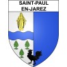 Saint-Paul-en-Jarez 42 ville sticker blason écusson autocollant adhésif