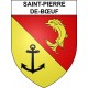 Saint-Pierre-de-Bœuf 42 ville sticker blason écusson autocollant adhésif