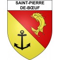 Saint-Pierre-de-Bœuf Sticker wappen, gelsenkirchen, augsburg, klebender aufkleber