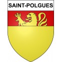 Saint-Polgues Sticker wappen, gelsenkirchen, augsburg, klebender aufkleber