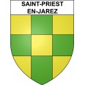 Saint-Priest-en-Jarez Sticker wappen, gelsenkirchen, augsburg, klebender aufkleber