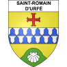 Stickers coat of arms Saint-Romain-d'Urfé adhesive sticker