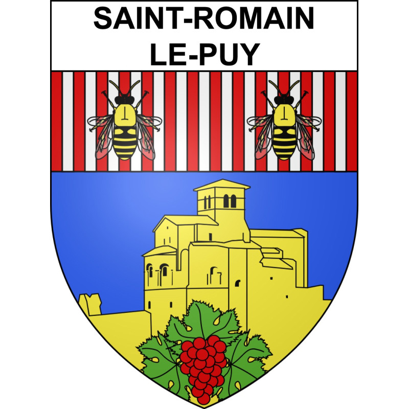 Adesivi stemma Saint-Romain-le-Puy adesivo