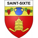 Saint-Sixte 42 ville sticker blason écusson autocollant adhésif