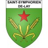 Adesivi stemma Saint-Symphorien-de-Lay adesivo