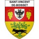 Stickers coat of arms Saint-Vincent-de-Boisset adhesive sticker