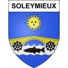 Stickers coat of arms Soleymieux adhesive sticker