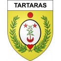 Tartaras 42 ville sticker blason écusson autocollant adhésif