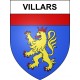 Pegatinas escudo de armas de Villars adhesivo de la etiqueta engomada