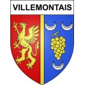 Villemontais Sticker wappen, gelsenkirchen, augsburg, klebender aufkleber