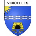 Stickers coat of arms Viricelles adhesive sticker