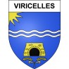Viricelles 42 ville sticker blason écusson autocollant adhésif