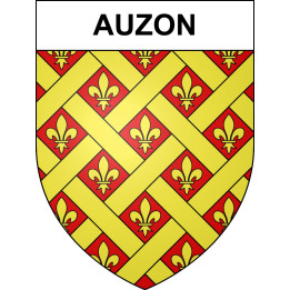 Auzon 43 ville sticker blason écusson autocollant adhésif