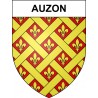 Pegatinas escudo de armas de Auzon adhesivo de la etiqueta engomada