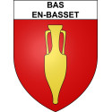 Bas-en-Basset Sticker wappen, gelsenkirchen, augsburg, klebender aufkleber