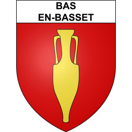 Stickers coat of arms Bas-en-Basset adhesive sticker