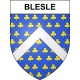 Blesle Sticker wappen, gelsenkirchen, augsburg, klebender aufkleber