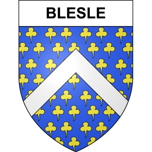 Blesle Sticker wappen, gelsenkirchen, augsburg, klebender aufkleber