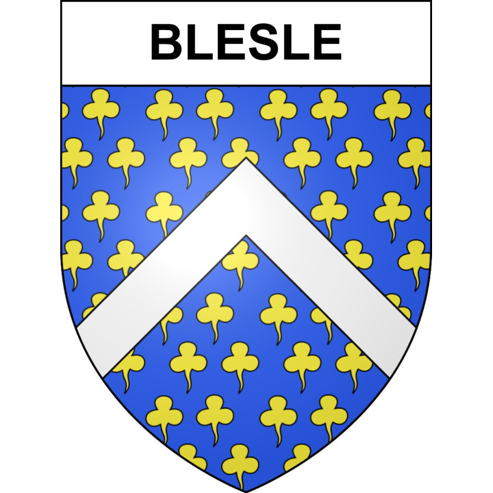 Stickers coat of arms Blesle adhesive sticker