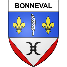 Bonneval Sticker wappen, gelsenkirchen, augsburg, klebender aufkleber