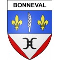 Pegatinas escudo de armas de Bonneval adhesivo de la etiqueta engomada