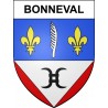 Pegatinas escudo de armas de Bonneval adhesivo de la etiqueta engomada