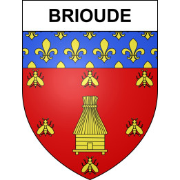 Stickers coat of arms Brioude adhesive sticker
