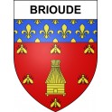Stickers coat of arms Brioude adhesive sticker