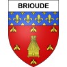 Brioude Sticker wappen, gelsenkirchen, augsburg, klebender aufkleber