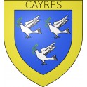 Stickers coat of arms Cayres adhesive sticker