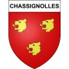 Chassignolles Sticker wappen, gelsenkirchen, augsburg, klebender aufkleber