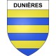 Dunières Sticker wappen, gelsenkirchen, augsburg, klebender aufkleber