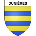Stickers coat of arms Dunières adhesive sticker