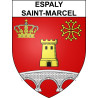Espaly-Saint-Marcel Sticker wappen, gelsenkirchen, augsburg, klebender aufkleber