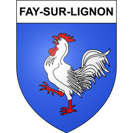 Fay-sur-Lignon Sticker wappen, gelsenkirchen, augsburg, klebender aufkleber