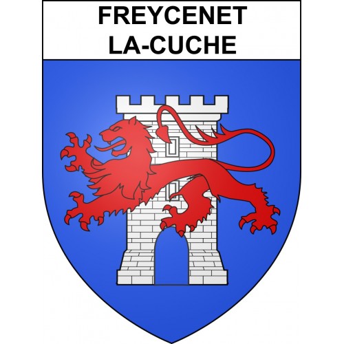 Stickers coat of arms Freycenet-la-Cuche adhesive sticker