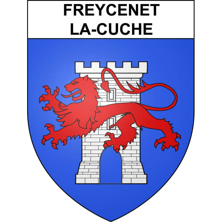 Freycenet-la-Cuche Sticker wappen, gelsenkirchen, augsburg, klebender aufkleber