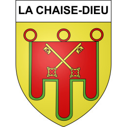 Stickers coat of arms La Chaise-Dieu adhesive sticker